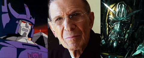 leonard nimoy transformers 3