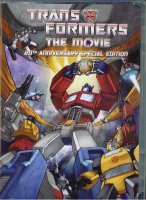 Transformers the Movie 20th Anniversary Edition DVD Cover
