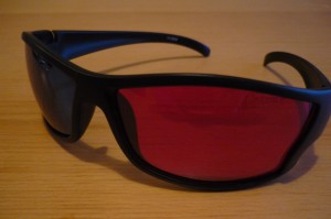 Iconic Blue and Red 3D Glasses