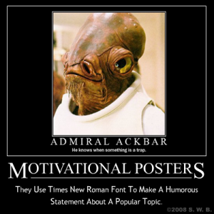 Meta Admiral Ackbar Motivational Poster