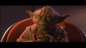 Ugly Yoda in Star Wars: Episode I: The Phantom Menace