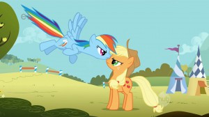 My Little Pony: Friendship is Magic - Rainbow Dash arguing with Applejack
