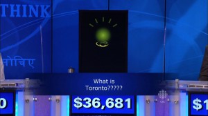 Watson the IBM computer loses Final Jeopardy! by thinking Toronto is a U.S. City