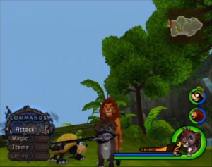 Kingdom Hearts 2 - Sora as Simba from the Lion King