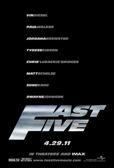 fast five film poster. Movie Posters: Fast Five