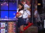 Olivia Munn Cosplaying as Sailor Moon on Attack of the Show doing a Sexy Pose