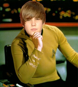Make it so Star Trek Captain Justin Bieber