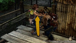 PlayStation Vita - Uncharted: Golden Abyss - Slide to boost in this QTE