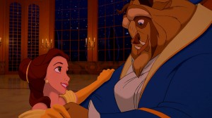 Belle and The Beast from Beauty and the Beast
