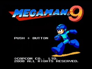 Mega Man 9 - Title screen