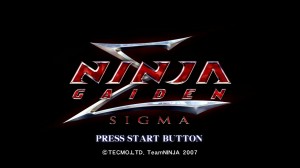 Ninja Gaiden Sigma - Title screen