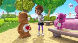 Care Bears: Welcome to Care-A-Lot - Tenderheart Bear, Human girl, Wonderheart Bear