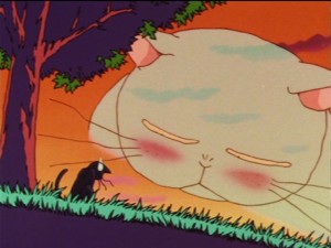 Sailor Moon episode 31  - Luna dreams of Rhett Butler