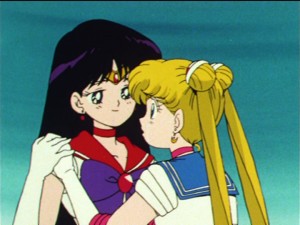 Sailor Moon episode 45 - Sailor Mars and Sailor Moon