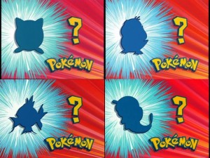 Top 5 favourite Pokémon who's that Pokémon - Jigglypuff, Psyduck, Magikarp and Caterpie