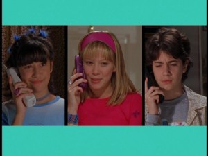 Lizzie McGuire - Miranda, Lizzie and Gordo on the phone