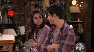 Wizards of Waverly Place - Selena Gomez as Alex Russo and David Henrie as Justin Russo