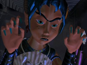 AndrAIa from Reboot being scary