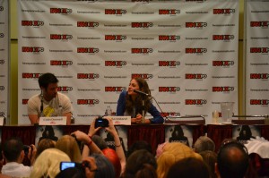 Arrow panel at Fan Expo - the lovely Willa Holland