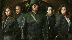 The cast of Arrow