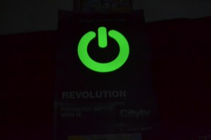 Revolution poster glowing
