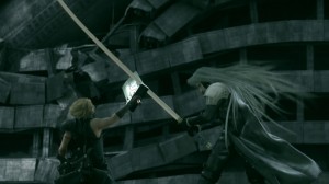 Final Fantasy VII: Advent Children - Cloud fighting Sephiroth