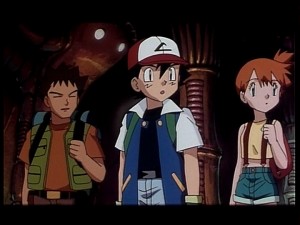 Pokémon The First Movie - Brock, Ash and Misty