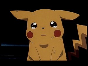 Pokémon The First Movie - Pikachu crying