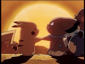 Pokémon The First Movie - Pikachu's Vacation - Pikachu makes peace with Snubull